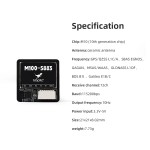 Hglrc M100-5883 Gps Module with Ceramic Antenna on Board Led Display 21x21mm for Rc Airplane Long Range
